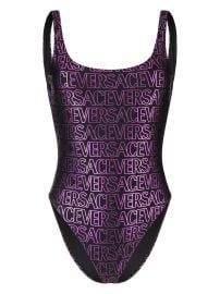 Versace all-over logo-print Swimsuit - at Farfetch