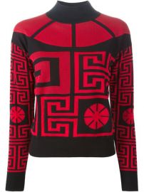 Versace and39greekand39 Sweater With A Cut Out Detail - Luisa Boutique at Farfetch