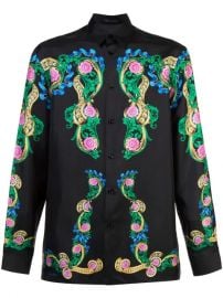 Versace floral-print Shirt - Farfetch at Farfetch