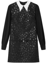 Versace leopard-print Mini Dress Black at Farfetch