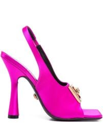 Versace medusa-plaque Slingback Sandals - at Farfetch