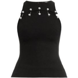 Versus Versace Safety-pin cut-out sleeveless top at Matches