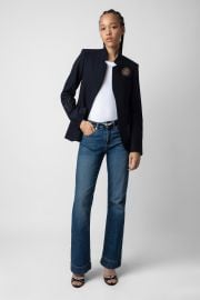 Very Multi Strass Blazer blazer blue women ZadigampVoltaire at Zadig & Voltaire