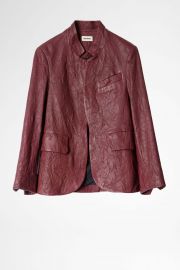 Verys Leather Jacket  at Zadig and Voltaire