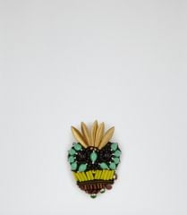 Vespa Skull Brooch at Reiss