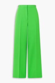 Vesta Neon Wool Crepe Straight Leg Pants at The Outnet