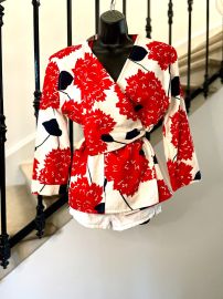 Veste d39inspiration Kimono COURREGES dette-vintage at Odette Vintage