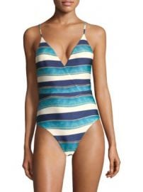 ViX by Paula Hermanny - One-Piece San Andres Striped Swimsuit at Saks Fifth Avenue