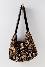 Vic Velvet Slouchy Bag at Free People