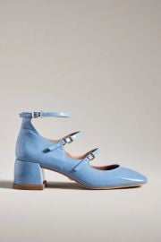 Vicenza Triple Strap Mary Jane Heels at Anthropologie