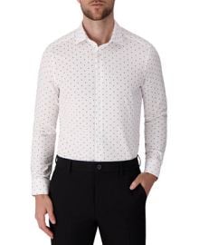 Victor Emmanuel Menx27s Geometric Print Cotton Knit Dress Shirt - Macyx27s at Macys