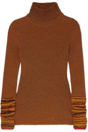 Victoria Beckham - Cotton-blend turtleneck sweater at Net A Porter