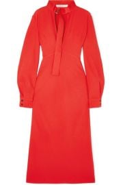 Victoria Beckham - Cutout cady midi dress at Net A Porter