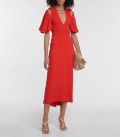 Victoria Beckham - Cutout midi dress at Mytheresa