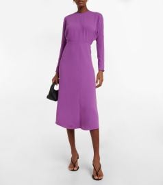 Victoria Beckham - Dolman midi dress at Mytheresa