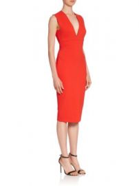 Victoria Beckham - Empire Waist Sheath Dress at Saks Fifth Avenue