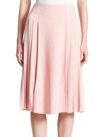 Victoria Beckham - Pleated Midi Skirt at Saks Fifth Avenue