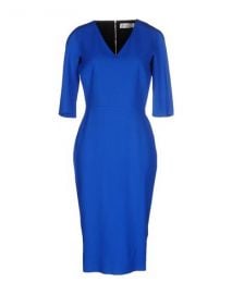 Victoria Beckham Blue Dress at Yoox