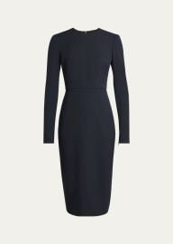 Victoria Beckham Bodycon Bi Stretch Crepe Midi Dress at Bergdorf Goodman