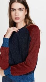 Victoria Beckham Colorblock Crew Neck Sweater at Shopbop