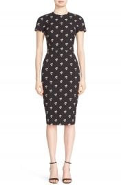 Victoria Beckham Daisy Stretch Jacquard Dress at Nordstrom