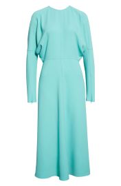 Victoria Beckham Dolman Sleeve Cady Midi Dress at Nordstrom