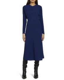 Victoria Beckham Dolman-Sleeve Midi Dress at Neiman Marcus