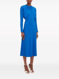 Victoria Beckham Dolman round-neck Midi Dress - at Farfetch