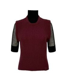 Victoria Beckham Double Layer Short Sleeve Jumper - Port Garmentory at Garmentory