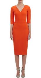 Victoria Beckham Faille Sheath Dress at Barneys 