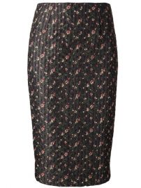 Victoria Beckham Fine Print Pencil Skirt - The Webster at Farfetch