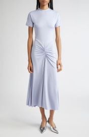 Victoria Beckham Gathered Detail T-Shirt Midi Dress at Nordstrom