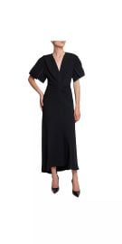 Victoria Beckham Gathered Short Sleeve Midi Dress at Saks Fifth Avenue