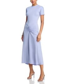 Victoria Beckham Gathered Waist Midi T-Shirt Dress Bloomingdale39s at Bloomingdales