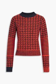 Victoria Beckham Jacquard knit sweater at The Outnet