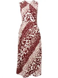 Victoria Beckham Leopard Print Midi Dress - Farfetch at Farfetch