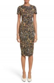 Victoria Beckham Marble Jacquard Dress at Nordstrom