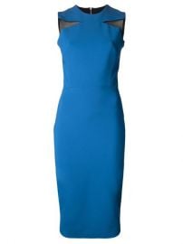 Victoria Beckham Mesh Insert Dress - at Farfetch