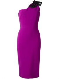 Victoria Beckham One Shoulder Midi Dress  1 388 - Buy AW16 Online - Fast Delivery  Price at Farfetch