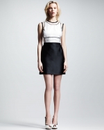 Victoria Beckham Organza Cutout Dress at Bergdorf Goodman