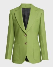 Victoria Beckham Patch Pocket Jacket at Neiman Marcus