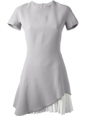 Victoria Beckham Pleated Hem Dress - Anita Hass at Farfetch