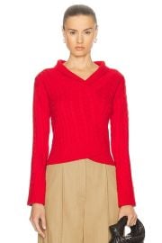 Victoria Beckham Pullover Sweater in Red FWRD at FWRD