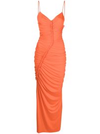 Victoria Beckham Ruched Maxi Dress - at Farfetch