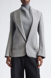 Victoria Beckham Sculptural Sleeve Virgin Wool Jacket at Nordstrom