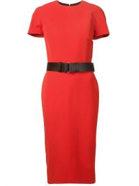 Victoria Beckham Short Sleeve Belted Dress - August Pfand252ller at Farfetch