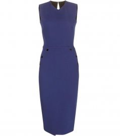 Victoria Beckham Sleeveless Wool Dress at Mytheresa