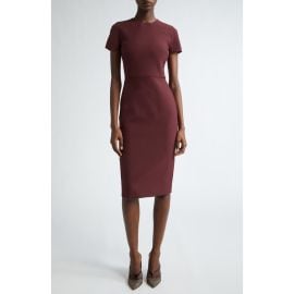 Victoria Beckham Stretch Crepe Sheath Dress at Nordstrom