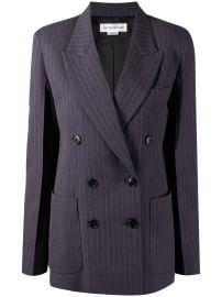 Victoria Beckham Striped double-breasted Blazer - at Farfetch