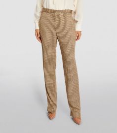 Victoria Beckham Tailored Slim Logo Pants at Harrods